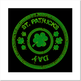 Shamrock St. Patrick's Day Saint Paddy's Posters and Art